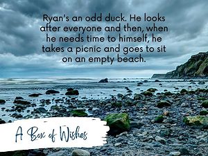 Sunday Snippet: Ryan's a people person. Except when it comes to him recharging his batteries. Then he seeks solitude.